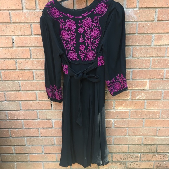 Embroidered Monsoon Dress - Picture 3 of 8